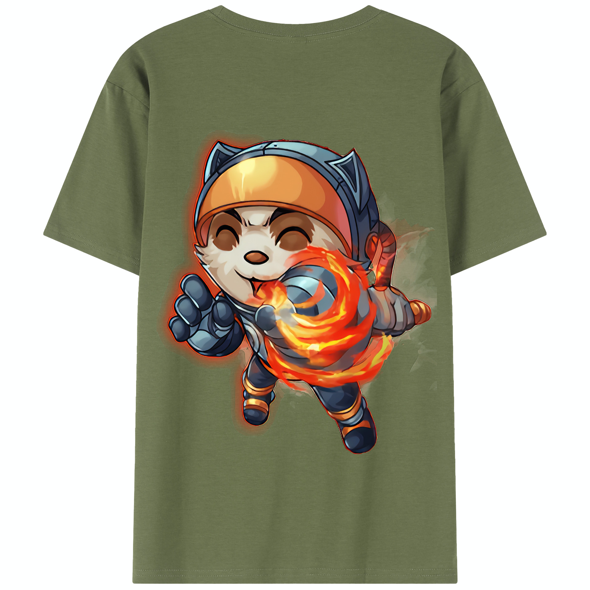 リーグ・オブ・レジェンド League of Legends LOL 綿100％半袖Tシャツ（背面プリント）